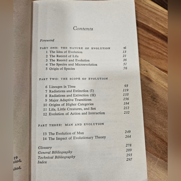 Vintage 1966 First Printing Paperback Book of THE EVOLUTION OF LIFE - Picture 4 of 5